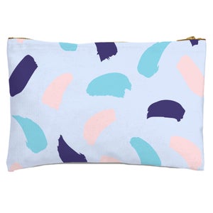Large Brush Strokes Zipped Pouch