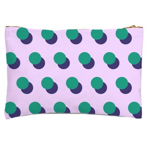 Shadowed Circles Zipped Pouch