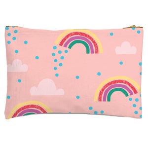 Rainbows And Clouds Zipped Pouch