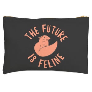 The Future Is Feline Zipped Pouch