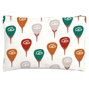 Retro Roses Zipped Pouch