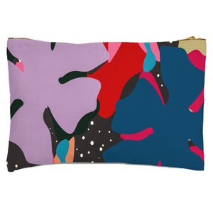 Abstract Retro Botanicals Zipped Pouch