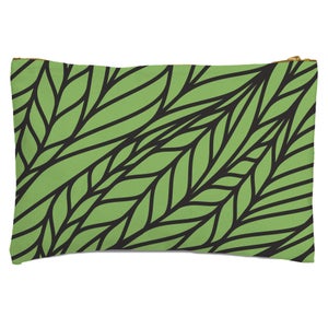 Wavy Leaves Zipped Pouch