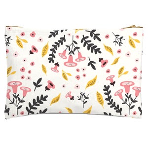 Bells And Leaves Zipped Pouch