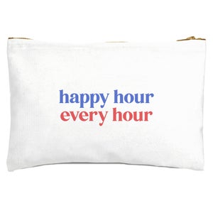 Happy Hour Every Hour Zipped Pouch