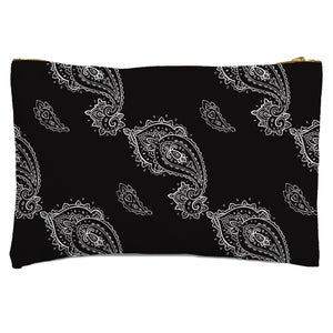 Linked Paisley Zipped Pouch