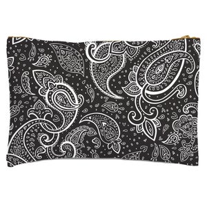 Inverted Paisley Zipped Pouch
