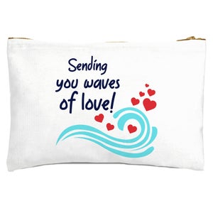 Sending You Waves Of Love! Zipped Pouch
