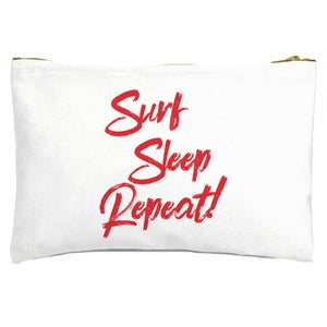 Surf Sleep Repeat Zipped Pouch
