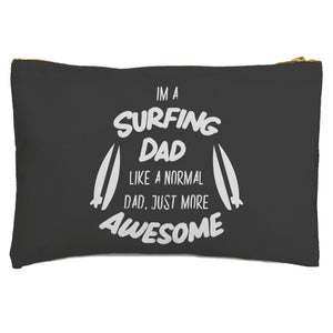 Surfing Dad Zipped Pouch