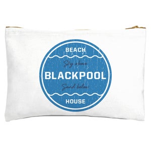 Blackpool Beach Badge Zipped Pouch