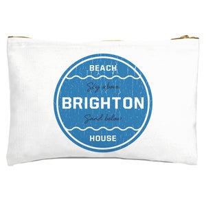 Brighton Beach Badge Zipped Pouch