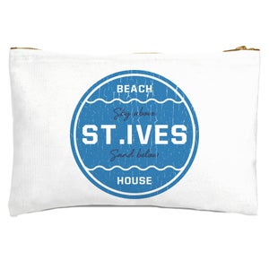 St.Ive's Beach Badge Zipped Pouch