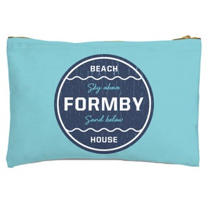 Formby Beach Badge Zipped Pouch
