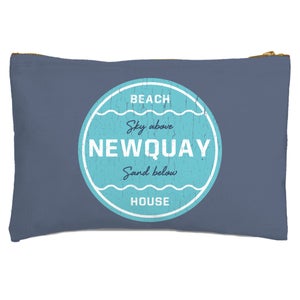 Newquay Beach Badge Zipped Pouch