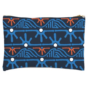 Abstract Tribal Landscape Pattern Zipped Pouch