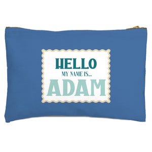 Hello, My Name Is Adam Zipped Pouch