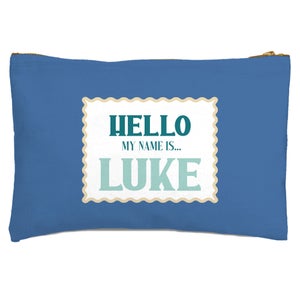 Hello, My Name Is Luke Zipped Pouch