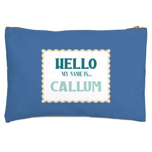 Hello, My Name Is Callum Zipped Pouch