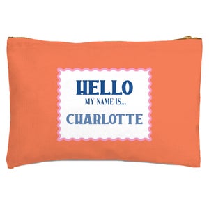 Hello, My Name Is Charlotte Zipped Pouch