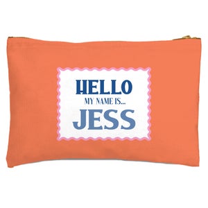 Hello, My Name Is Jess Zipped Pouch