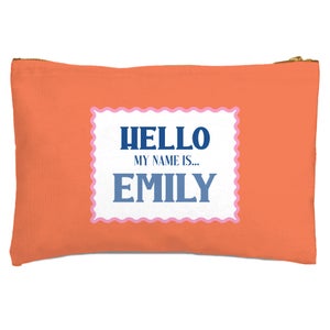 Hello, My Name Is Emily Zipped Pouch