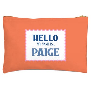 Hello, My Name Is Paige Zipped Pouch