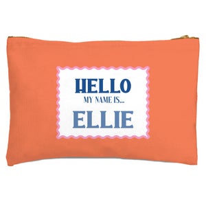Hello, My Name Is Ellie Zipped Pouch