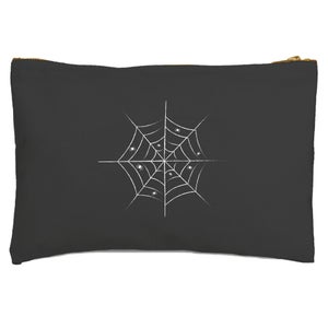 Hand Drawn Spider Web Zipped Pouch