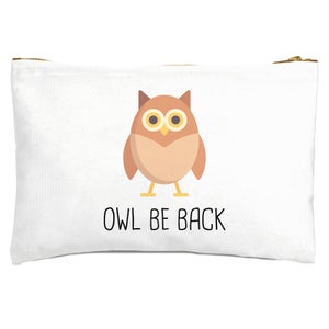 Owl Be Back Zipped Pouch
