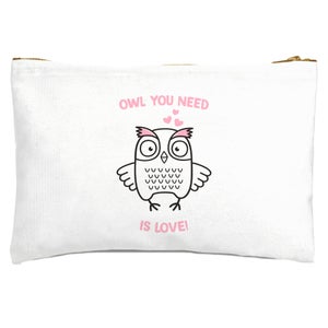 Owl You Need Is Love Zipped Pouch
