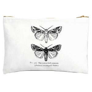 Moth Fig. Zipped Pouch