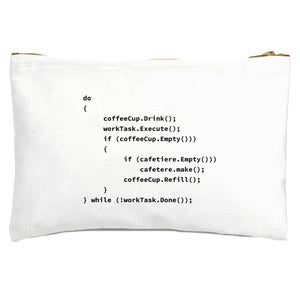 Coffee Code Zipped Pouch