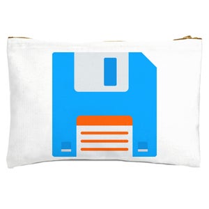 Blue Floppy Disk Zipped Pouch