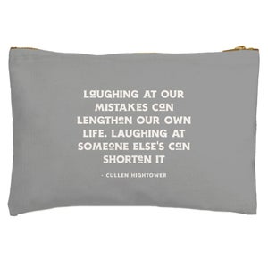 Laughing At Our Own Mistakes Zipped Pouch