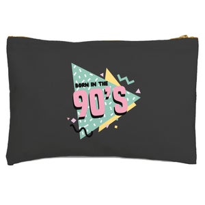 Born In The 90s Graphic Zipped Pouch