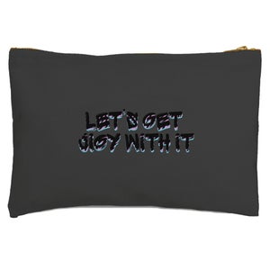 Let's Get Jigy With It Graphic Zipped Pouch