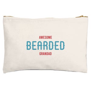Awesome Bearded Grandad Zipped Pouch