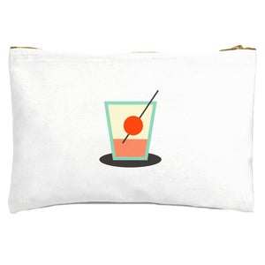 Whiskey Glass Zipped Pouch