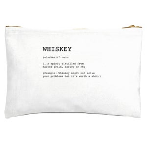 Whiskey Definition Zipped Pouch