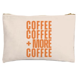 Coffee Coffee And More Coffee Zipped Pouch
