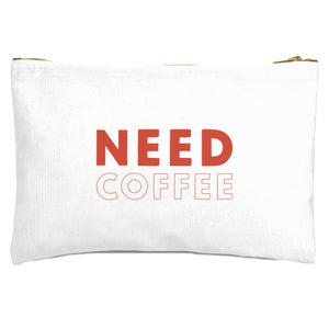 Need Coffee Zipped Pouch