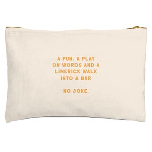 A Pun, A Play And A Limerick Zipped Pouch