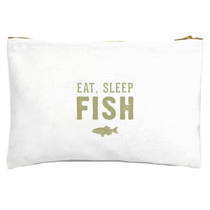 Eat, Sleep, Fish Zipped Pouch