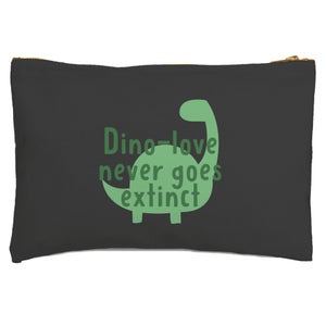 Dino-love Never Goes Extinct Zipped Pouch