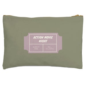 Action Movie Night Zipped Pouch