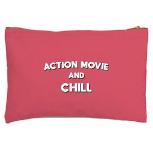 Action Movie And Chill Zipped Pouch