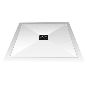 Everstone White Square Shower Tray - 900x900mm