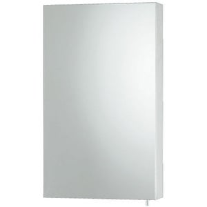 Stainless Steel Single Door Bathroom Mirror Cabinet