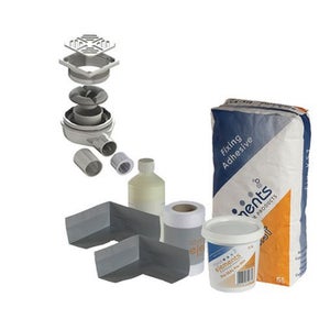 Square Wet room Install & Drainage Kit